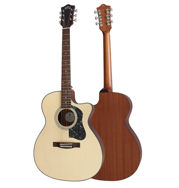 Guild OM-340CE缺角電箱面單木吉他(tā)