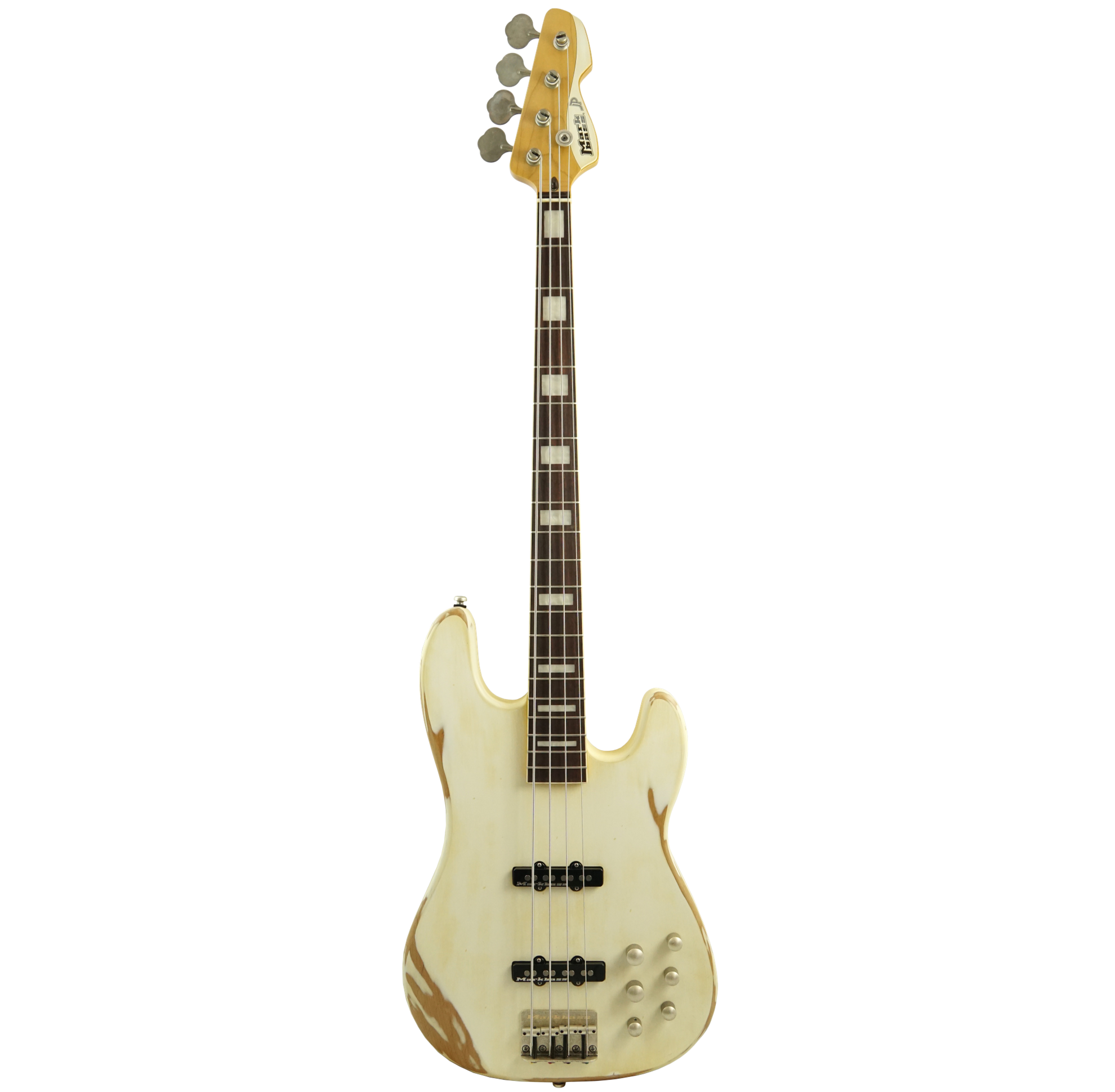 MARKBASS 意大(dà)利手工琴 JP WHITE BATTERED 4 VG MP貝司